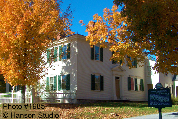 Hillsborough, NH - Franklin Pierce Homestead - Fall